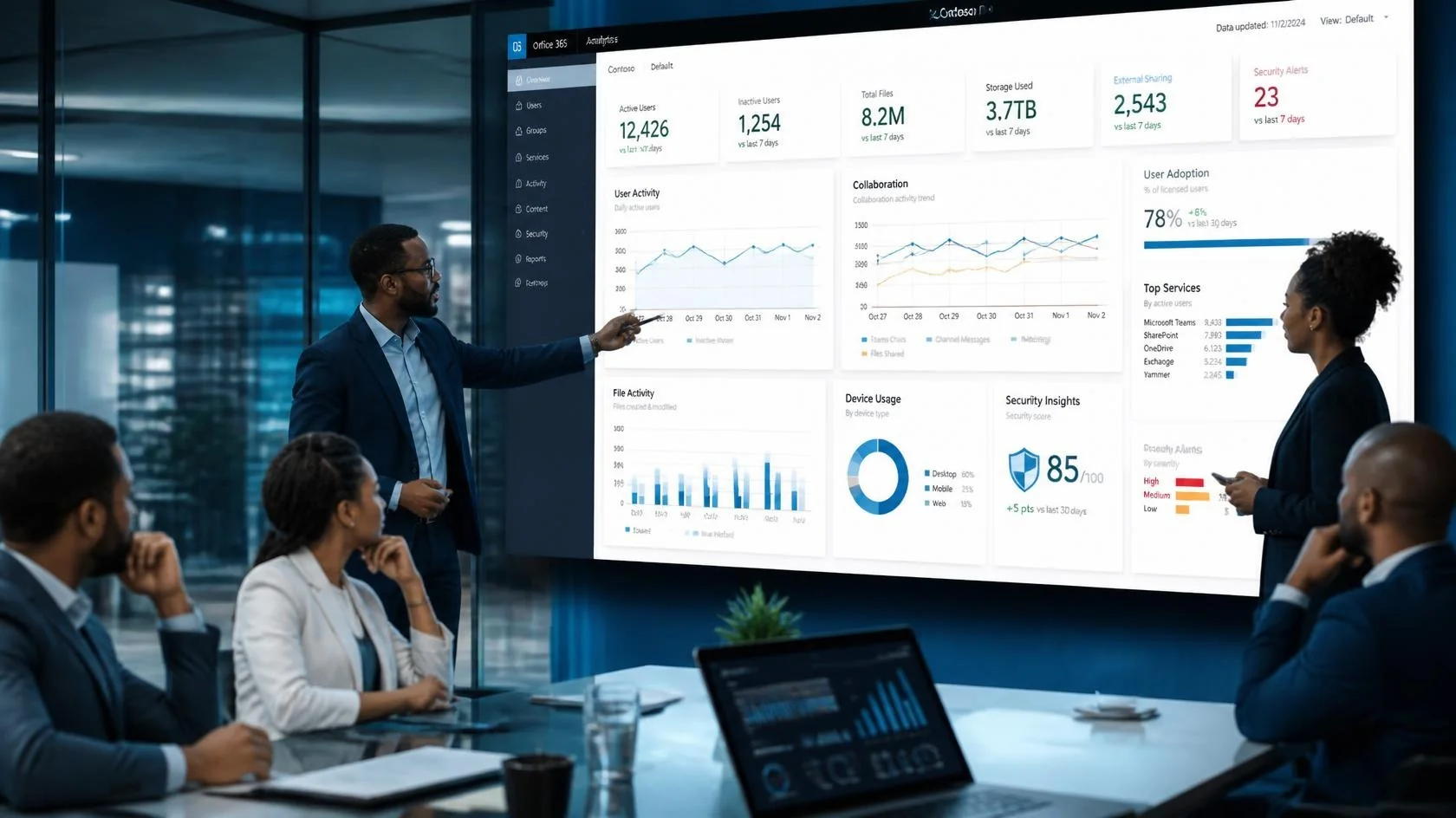 Data analytics dashboard and business intelligence visualisation — Breaksky Tech Global Limited